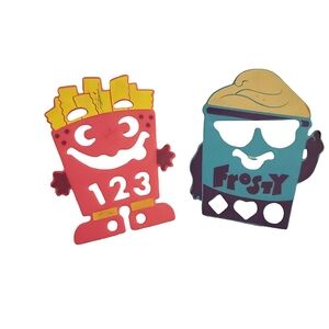 Vintage Wendy's kids meal stencils